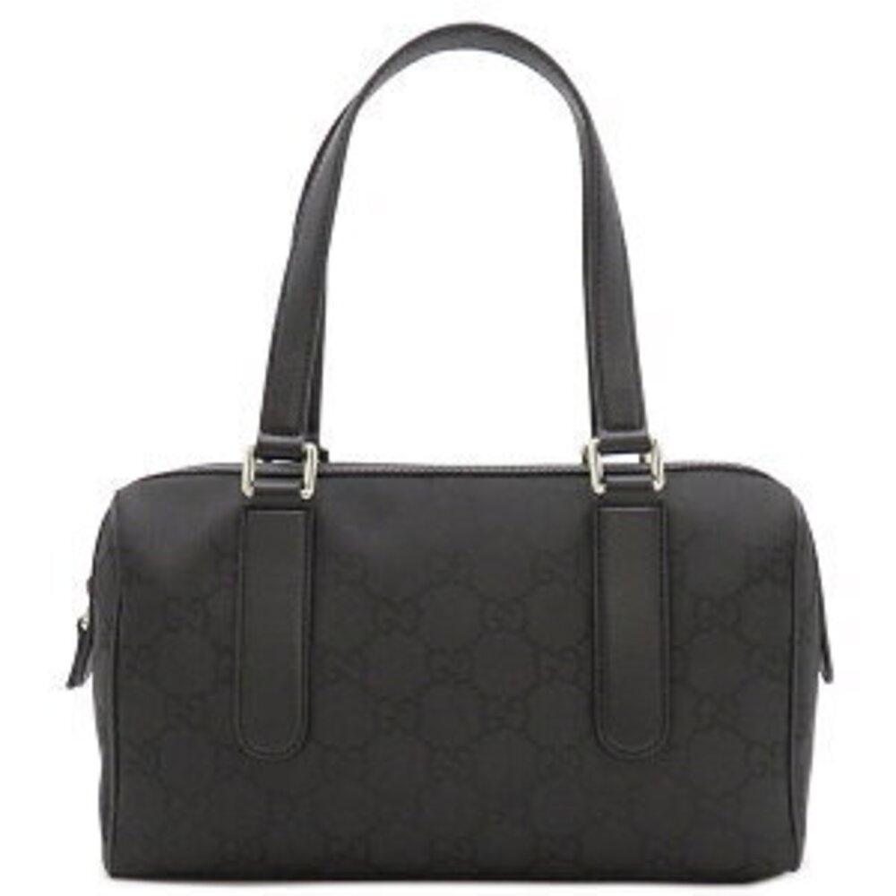 Gucci Handbag Boston Leather Black Shoulder Bag